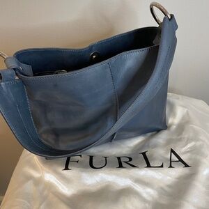 Adorable, Authentic Furla Navy Blue Tote NWOT
